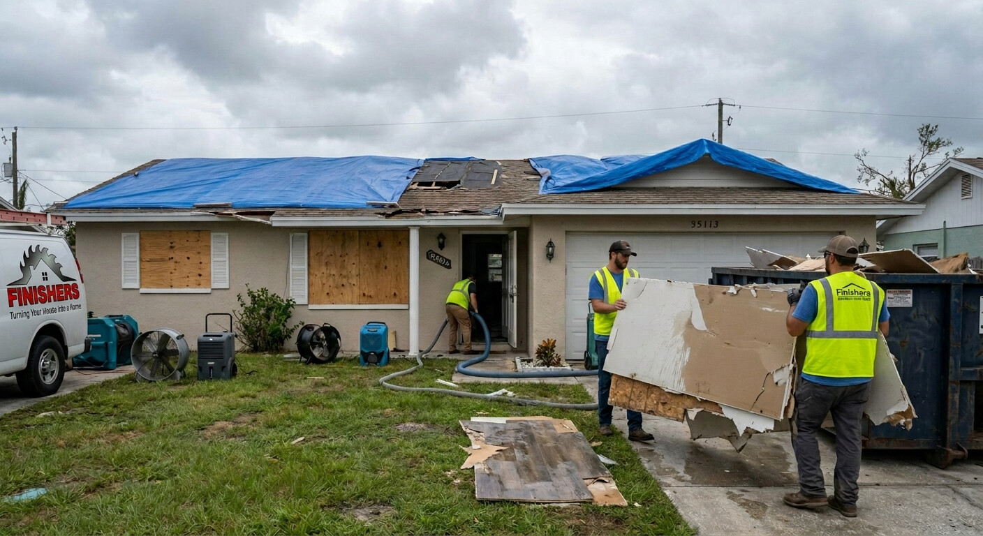 Hurricane Damage Remediation & Restoration in Seminole
