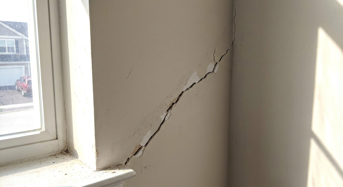 Drywall crack patterns and causes in Seminole homes