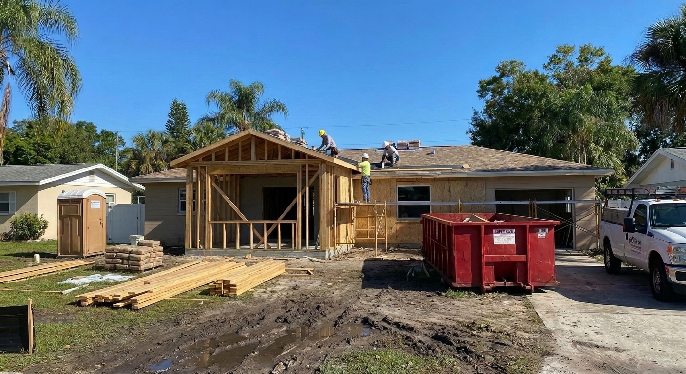 Cost breakdown of home additions in Seminole, Florida