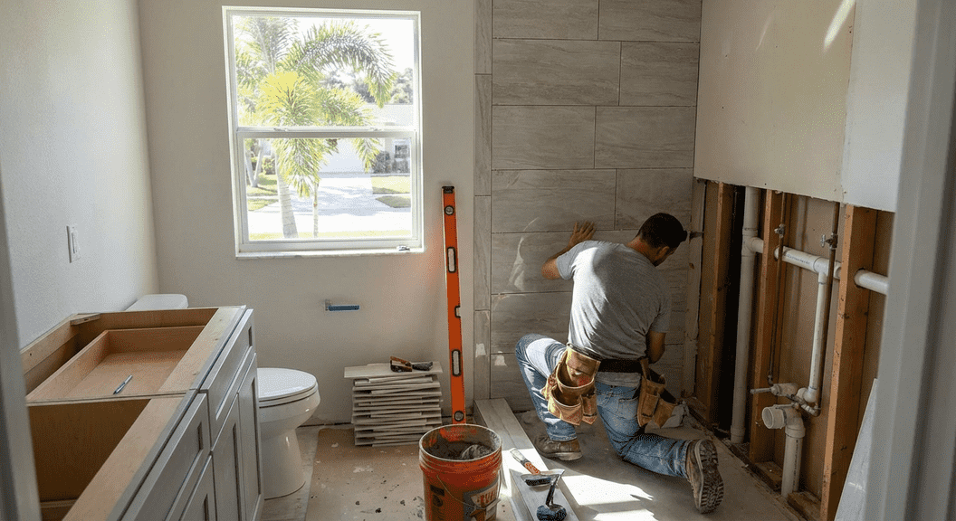 Bathroom remodel cost in Seminole - modern renovated bathroom example